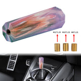 BRAND NEW JDM 150mm Universal Diamond Star Galaxy Aluminum Manual Gear Stick Shift Knob Shifter M8 M10 M12