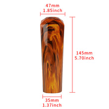 Load image into Gallery viewer, BRAND NEW JDM 150mm Universal Diamond Fire Aluminum Manual Gear Stick Shift Knob Shifter M8 M10 M12