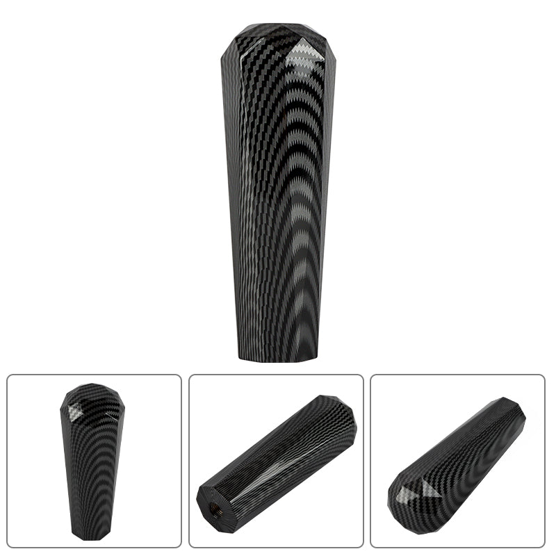 BRAND NEW JDM 150mm Universal Carbon Fiber Style Aluminum Manual Gear Stick Shift Knob Shifter M8 M10 M12