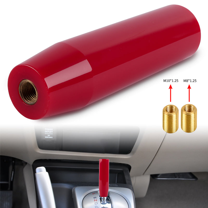 Brand New 15CM Universal Glossy Red Long Stick Manual Car Gear Shift Knob Shifter M8 M10 M12