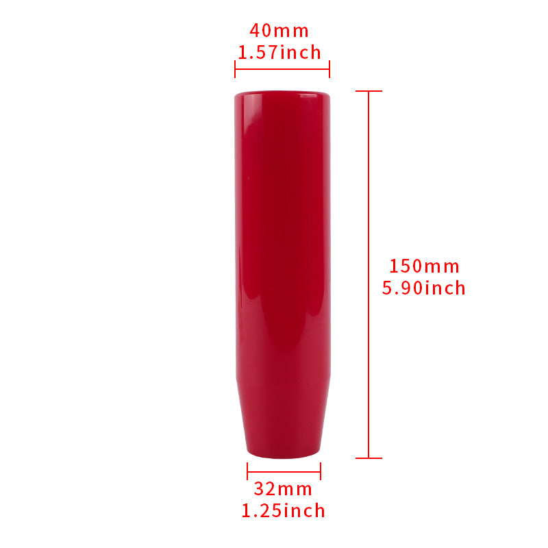 Brand New 15CM Universal Glossy Red Long Stick Manual Car Gear Shift Knob Shifter M8 M10 M12