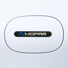 Load image into Gallery viewer, Brand New 4PCS Mopar Real Carbon Fiber Black Car Trunk Side Fenders Door Badge Scratch Guard Sticker