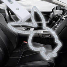 Load image into Gallery viewer, Brand New Playboy Bunny Shaped Silver Glitter JDM TSURIKAWA Subway Bus Handle Strap Charm Drift