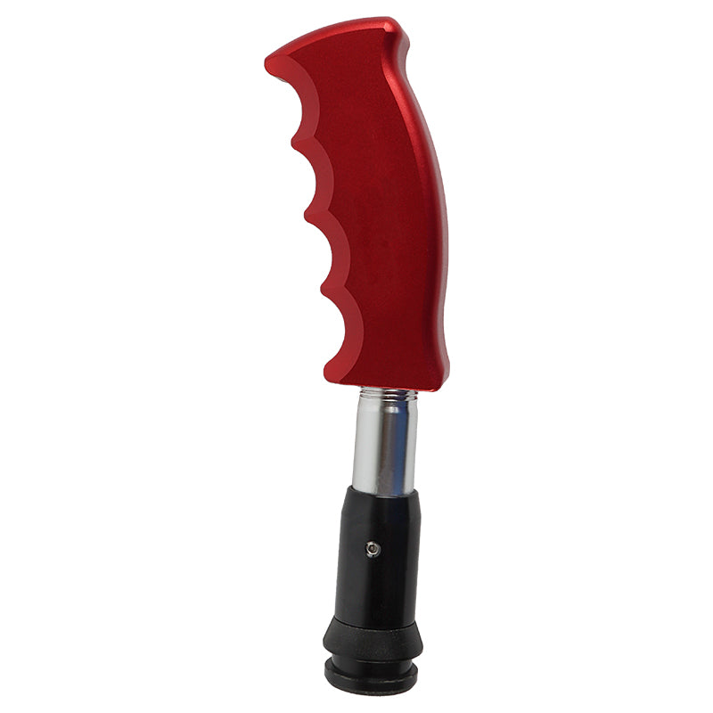 Brand New JDM Red Aluminum Slotted Pistol Grip Handle Automatic Gear Shift Knob Shifter