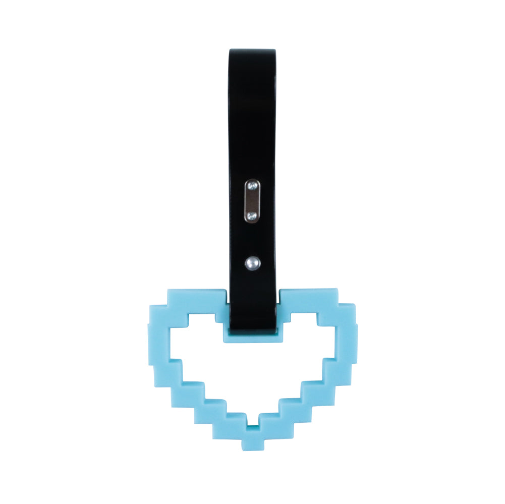 Brand New Minecraft Heart Teal Handle JDM TSURIKAWA Ring Subway Train Bus Handle Strap Charm Drift