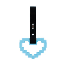 Load image into Gallery viewer, Brand New Minecraft Heart Teal Handle JDM TSURIKAWA Ring Subway Train Bus Handle Strap Charm Drift