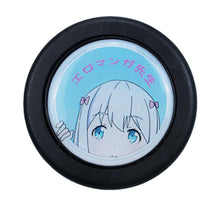 Load image into Gallery viewer, Brand New Universal Anime Hentai Car Horn Button Black Steering Wheel Center Cap