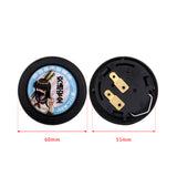 Brand New Universal Anime Hentai Car Horn Button Black Steering Wheel Center Cap