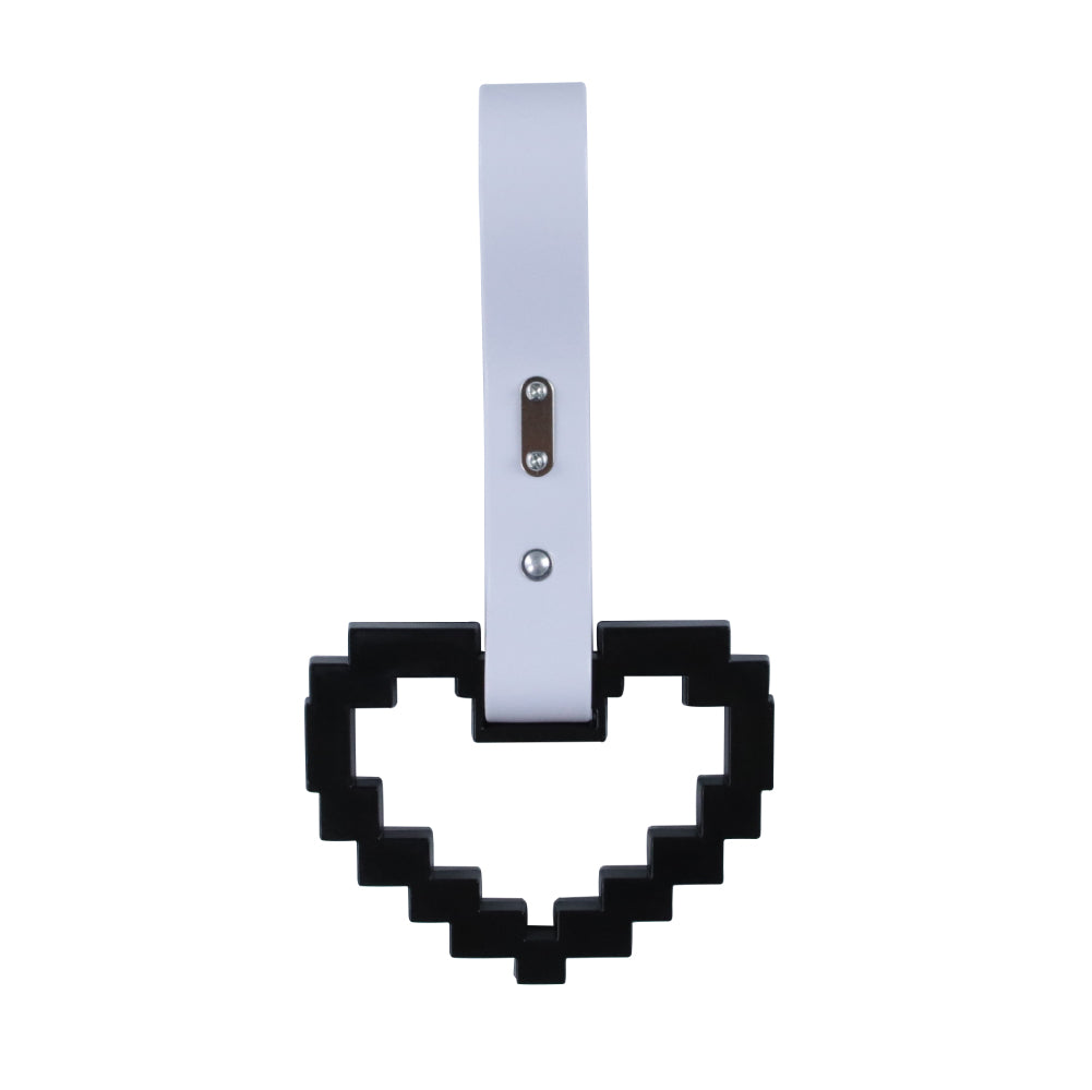 Brand New Minecraft Heart Black Handle JDM TSURIKAWA Ring Subway Train Bus Handle Strap Charm Drift