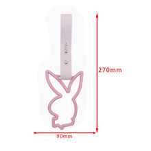 Load image into Gallery viewer, Brand New Playboy Bunny Shaped Pink JDM TSURIKAWA Subway Bus Handle Strap Charm Drift