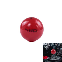 Load image into Gallery viewer, Brand New TRD Red Ball Round Shift knob 6 Speed For TOYOTA with M12 x 1.25 Adapter