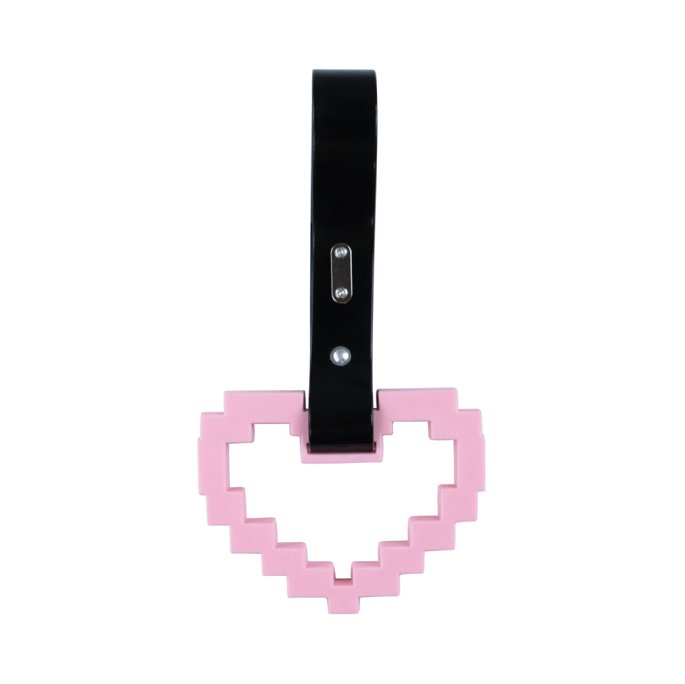 Brand New Minecraft Heart Pink Handle JDM TSURIKAWA Ring Subway Train Bus Handle Strap Charm Drift