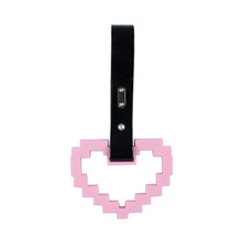 Load image into Gallery viewer, Brand New Minecraft Heart Pink Handle JDM TSURIKAWA Ring Subway Train Bus Handle Strap Charm Drift