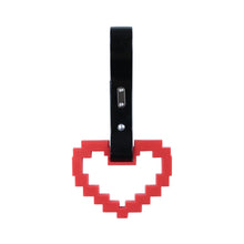 Load image into Gallery viewer, Brand New Minecraft Heart Red Handle JDM TSURIKAWA Ring Subway Train Bus Handle Strap Charm Drift