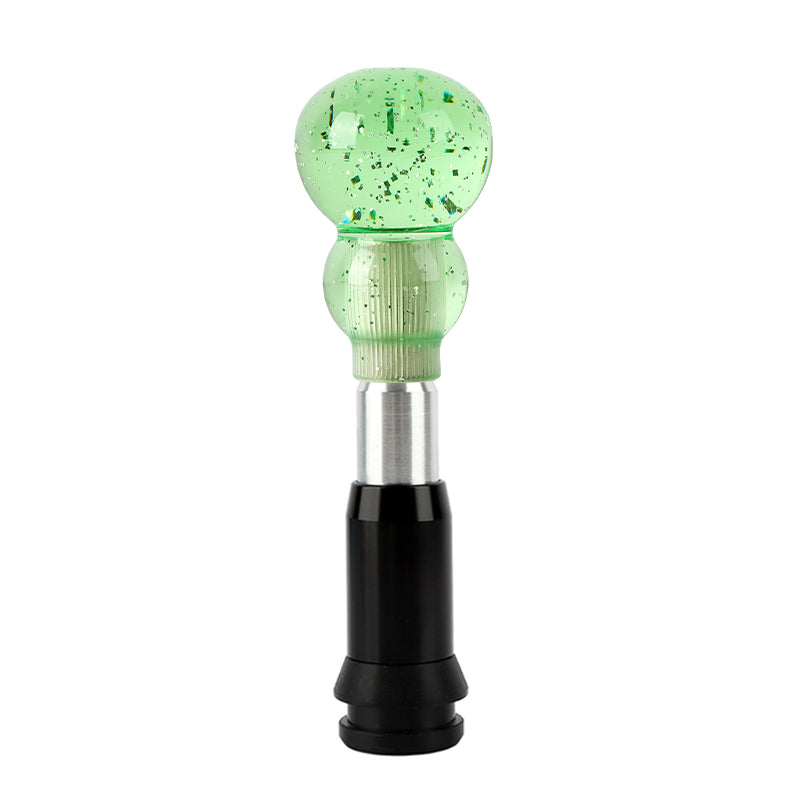 Brand New JDM Green Glitter Gourd Shape Crystal Automatic Gear Shift Knob Lever Shifter