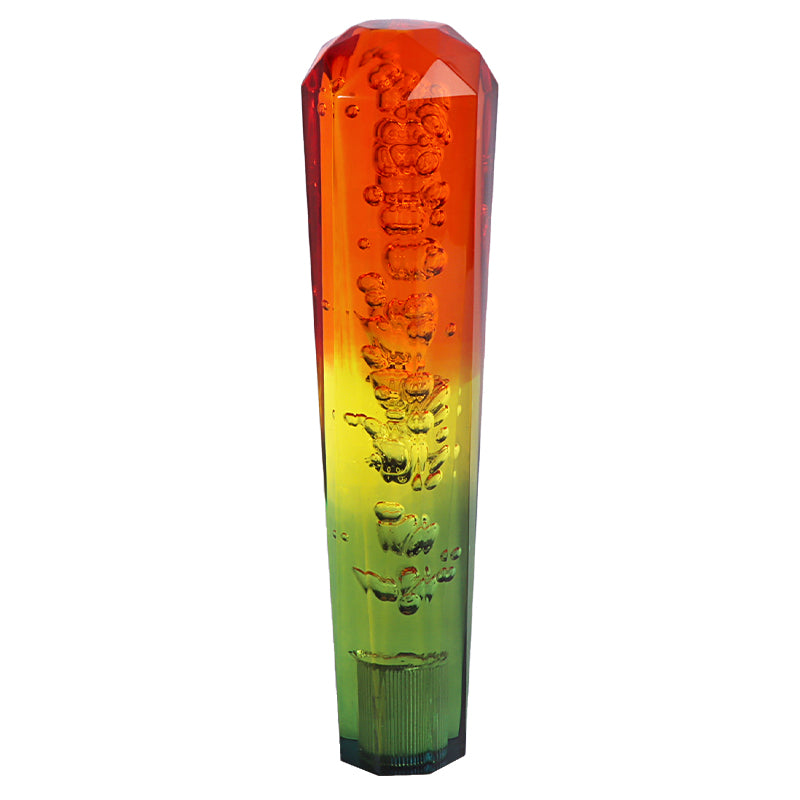 Brand New JDM Universal Diamond Crystal VIP Style Manual Shifter Shift Knob 200MM 3T Red /Yellow/Green