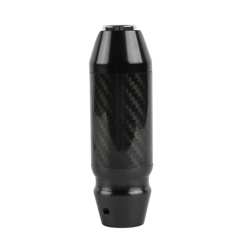 Brand New Universal Real Carbon Fiber Black Aluminum Automatic Transmission Racing Gear Shift Knob