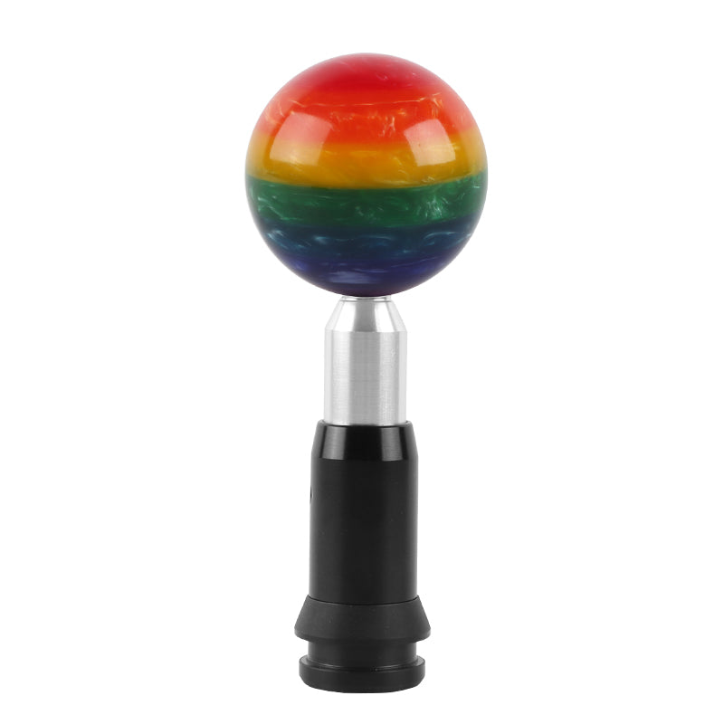 Brand New Jdm Universal Rainbow Multicolor Round Ball Automatic Shift Knob Shifter