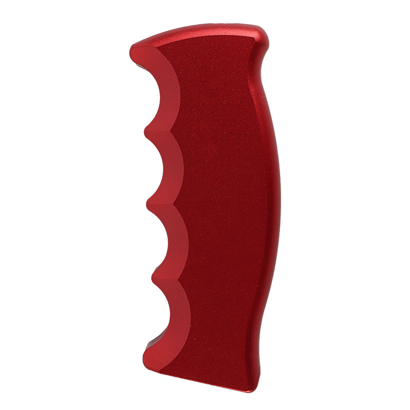 Brand New Universal Red Aluminum Slotted Pistol Grip Handle Manual Gear Shift Knob Shifter M8 M10 M12