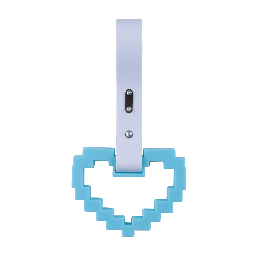 Brand New Minecraft Heart Teal Handle JDM TSURIKAWA Ring Subway Train Bus Handle Strap Charm Drift