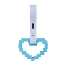 Load image into Gallery viewer, Brand New Minecraft Heart Teal Handle JDM TSURIKAWA Ring Subway Train Bus Handle Strap Charm Drift