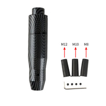 Load image into Gallery viewer, Brand New Universal Carbon Fiber Aluminum Automatic Stick Gear Shift Knob Lever Shifter