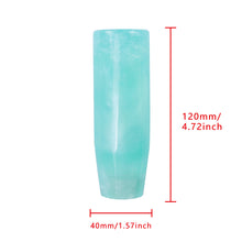 Load image into Gallery viewer, Brand New 12CM Universal Pearl Long Teal Stick Manual Car Gear Shift Knob Shifter M8 M10 M12