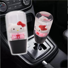 Load image into Gallery viewer, Brand New Universal Hello Kitty Character Crystal Clear Stick Car Manual Gear Shift Knob Shifter Lever Cover