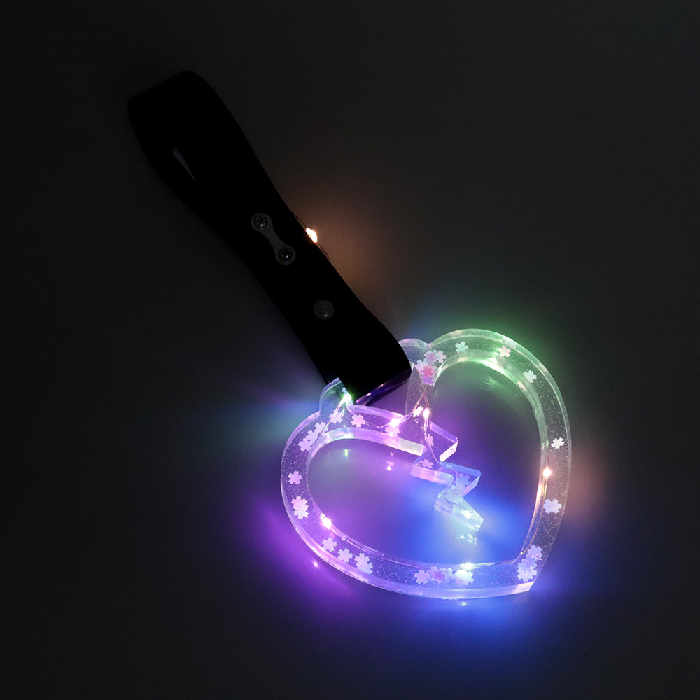 Brand New LED Broken Heart JDM TSURIKAWA Ring Subway Train Bus Handle Strap Charm Drift