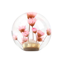 Load image into Gallery viewer, Brand New Universal Round Ball Crystal Clear Pink Flowers Manual Gear Shift Knob Shifter M8 M10 M12