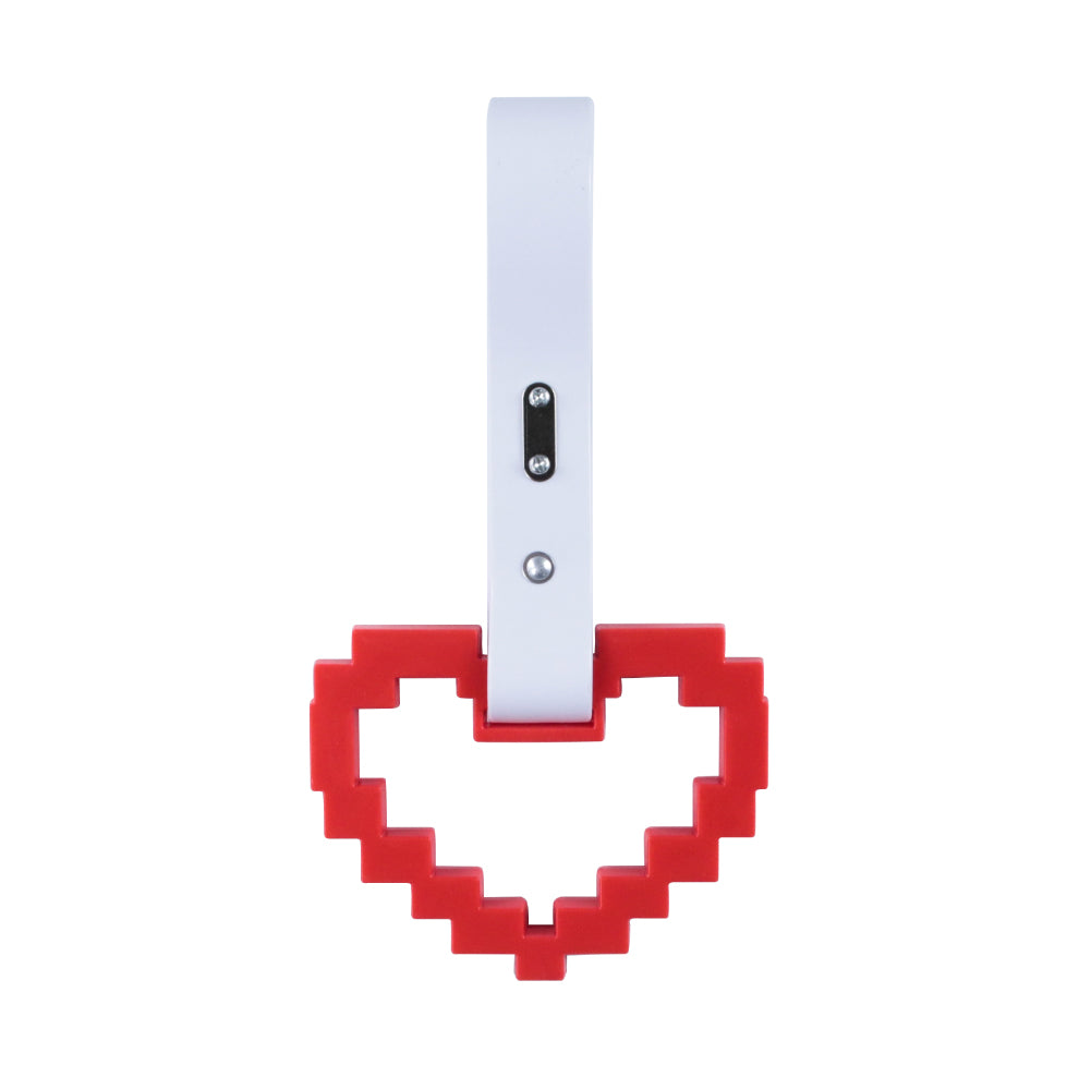 Brand New Minecraft Heart Red Handle JDM TSURIKAWA Ring Subway Train Bus Handle Strap Charm Drift