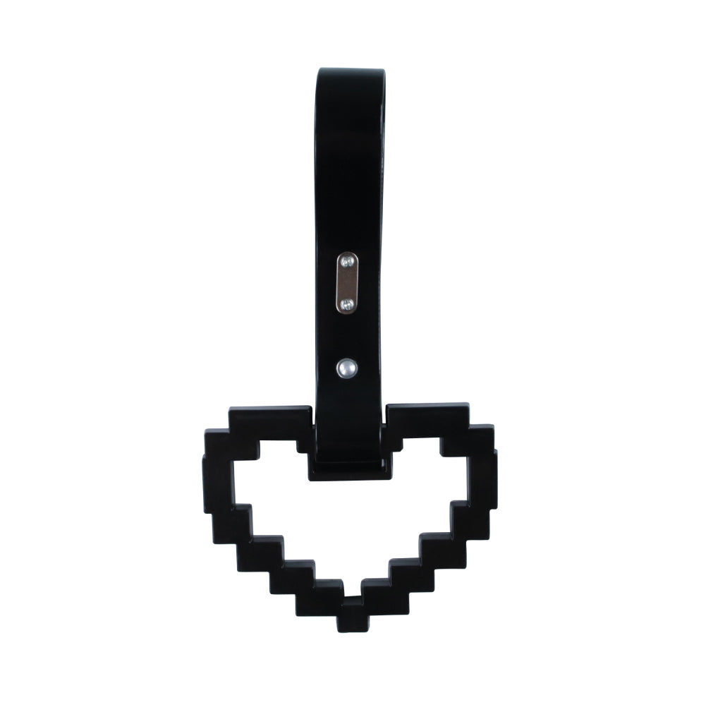 Brand New Minecraft Heart Black Handle JDM TSURIKAWA Ring Subway Train Bus Handle Strap Charm Drift