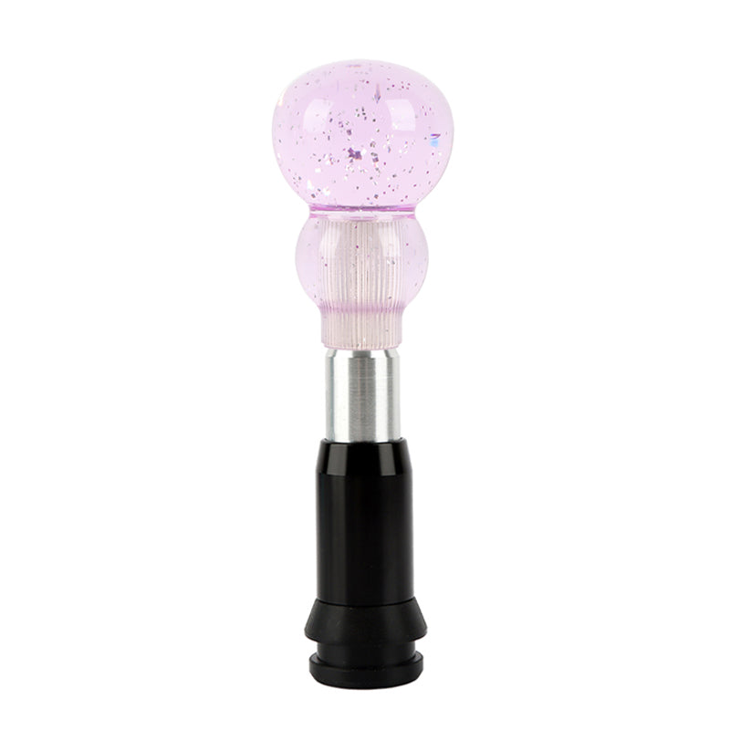 Brand New JDM Purple Glitter Gourd Shape Crystal Automatic Gear Shift Knob Lever Shifter