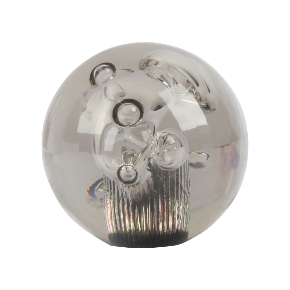 BRAND NEW UNIVERSAL V2 CRYSTAL BUBBLE BLACK ROUND BALL SHIFT KNOB MANUAL CAR RACING GEAR UNIVERSAL