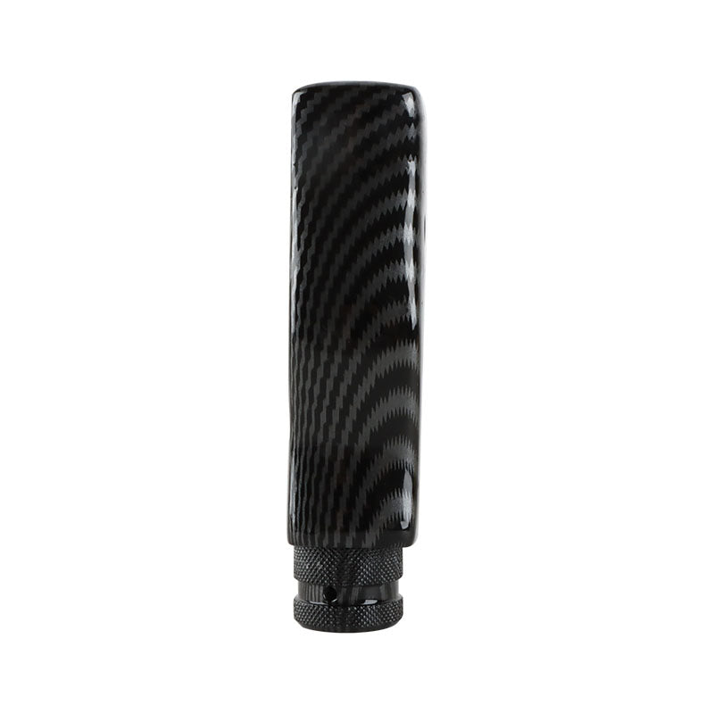 Brand New Universal Carbon Fiber Look Slotted Pistol Grip Handle Manual Gear Shift Knob Shifter M8 M10 M12