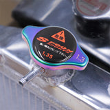 Brand New JDM 1.3bar 9mm Spoon Sports Neo-Chrome Racing Cap High Pressure Radiator Cap