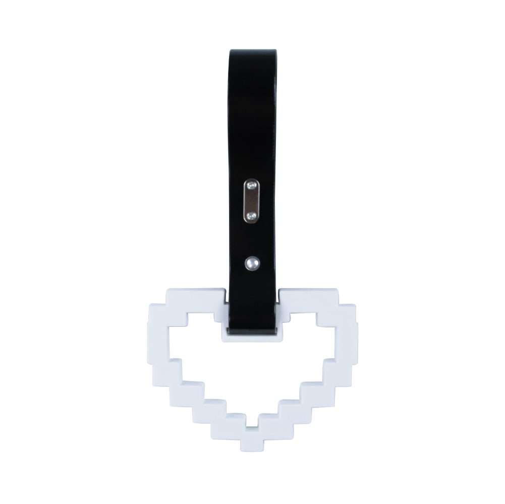 Brand New Minecraft Heart Silver Handle JDM TSURIKAWA Ring Subway Train Bus Handle Strap Charm Drift