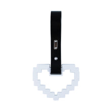 Load image into Gallery viewer, Brand New Minecraft Heart Silver Handle JDM TSURIKAWA Ring Subway Train Bus Handle Strap Charm Drift