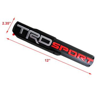 BRAND NEW 2PCS UNIVERSAL 3D TRD SPORT Side Fender Front Door Badge Logo Nameplate Emblem