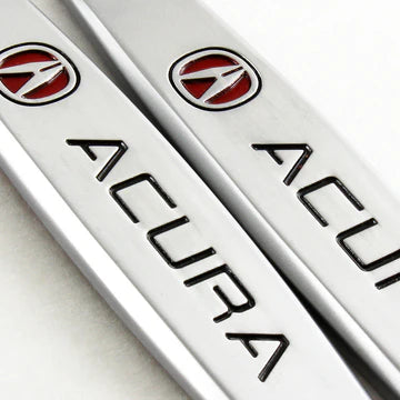 BRAND NEW UNIVERSAL 2PCS ACURA 3D METAL EMBLEM BADGE STICKER