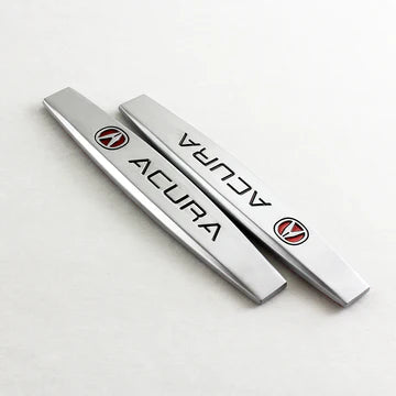 BRAND NEW UNIVERSAL 2PCS ACURA 3D METAL EMBLEM BADGE STICKER