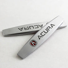 Load image into Gallery viewer, BRAND NEW UNIVERSAL 2PCS ACURA 3D METAL EMBLEM BADGE STICKER