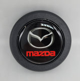 Brand New Universal Mazda Car Horn Button Black Steering Wheel Center Cap