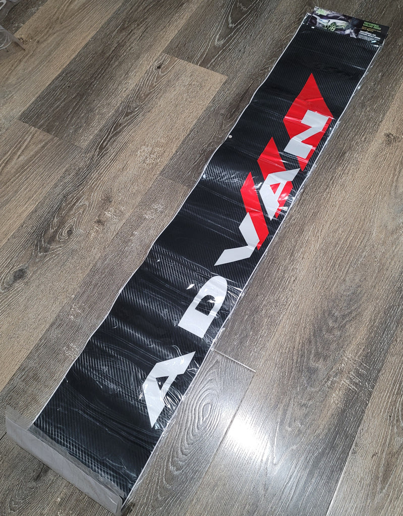 Brand New Universal 53'' ADVAN Carbon Fiber Vinyl Front Window Windshield Banner Sticker Decal