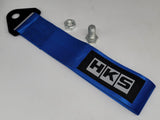 Brand New Universal HKS Race High Strength Blue Tow Towing Strap Hook For Front / REAR BUMPER JDM