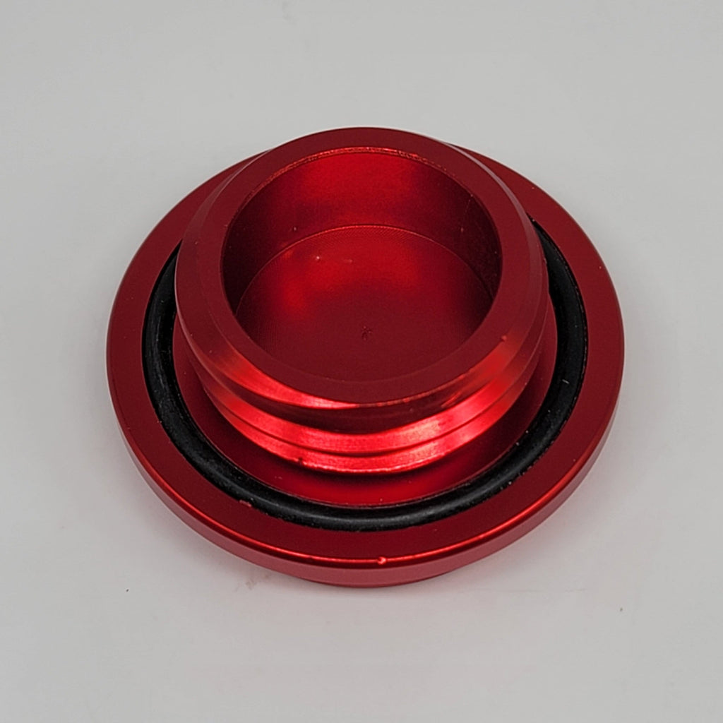 Brand New BLITZ Red Engine Oil Fuel Filler Cap Billet For Nissan