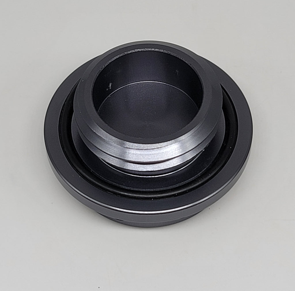 Brand New JK RACING Gunmetal Engine Oil Fuel Filler Cap Billet For Nissan