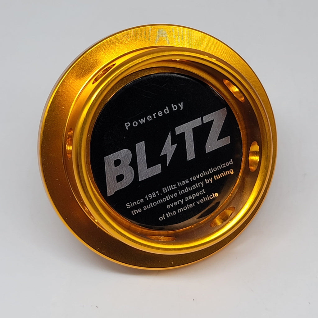 Brand New BLITZ Gold Engine Oil Fuel Filler Cap Billet For Toyota