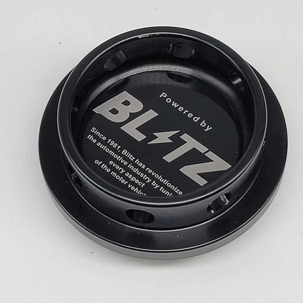 Brand New BLITZ Black Engine Oil Fuel Filler Cap Billet For Nissan