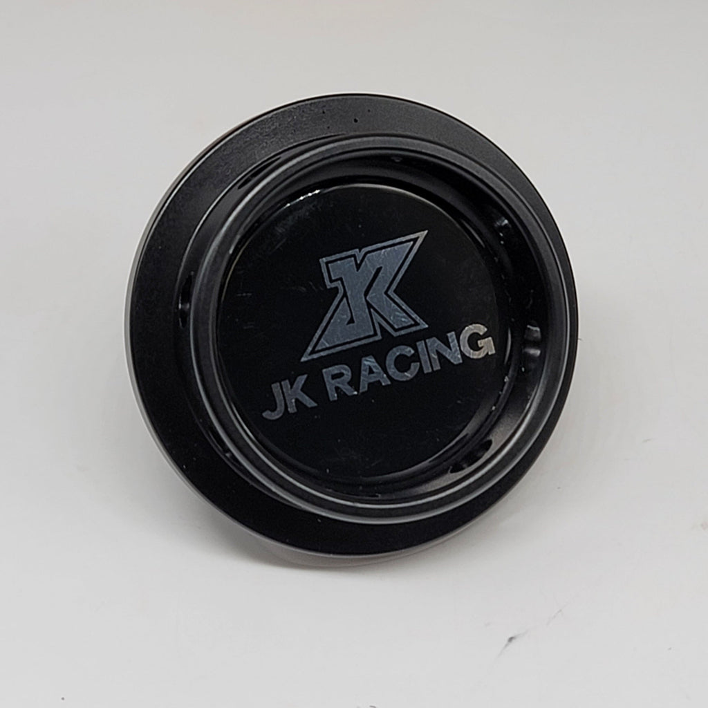 Brand New JK RACING Black Engine Oil Fuel Filler Cap Billet For Nissan